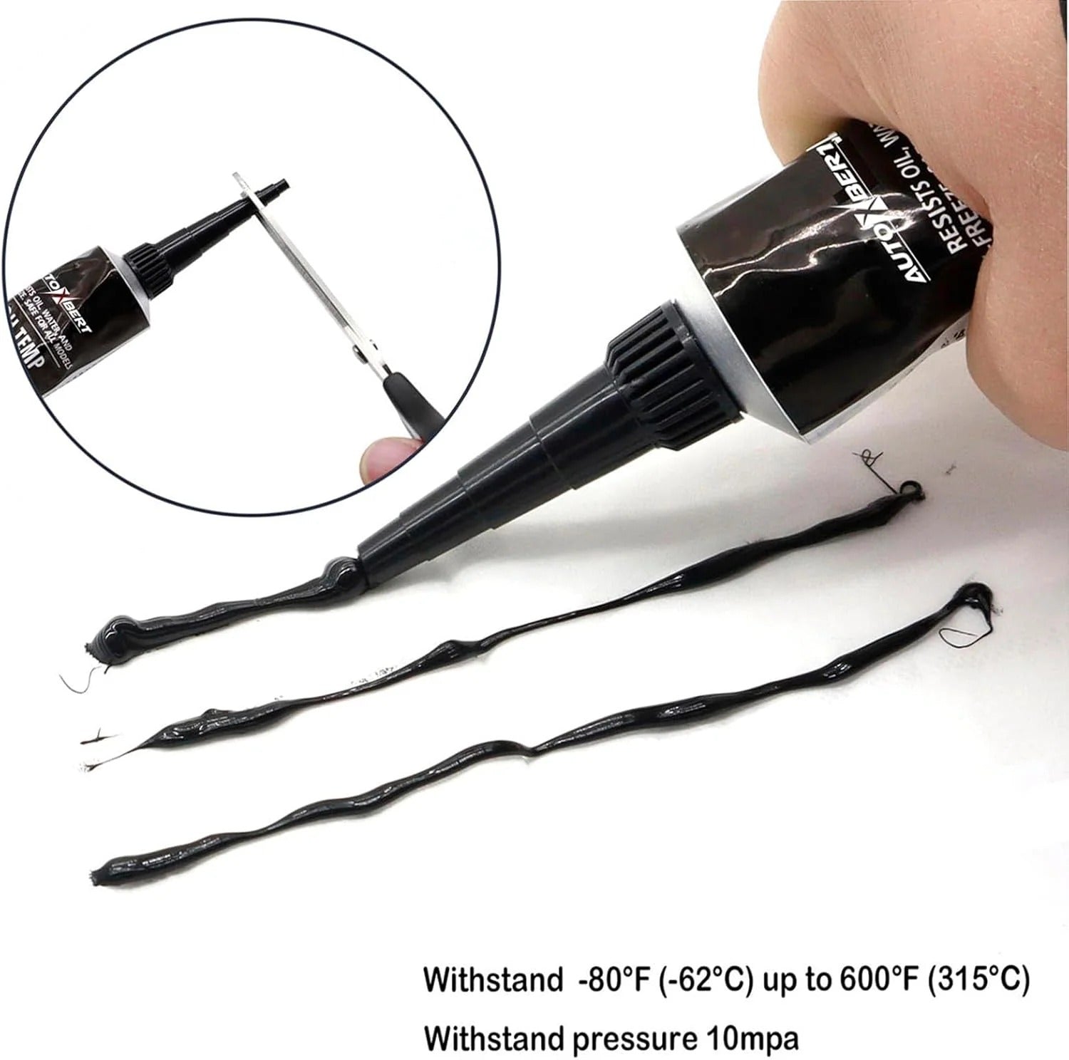 105g 3.7oz High Temperature Instant RTV Silicone Sealant Gasket Maker Bonding Engine Parts Valve Oil Resistant Waterproof Temp img 2