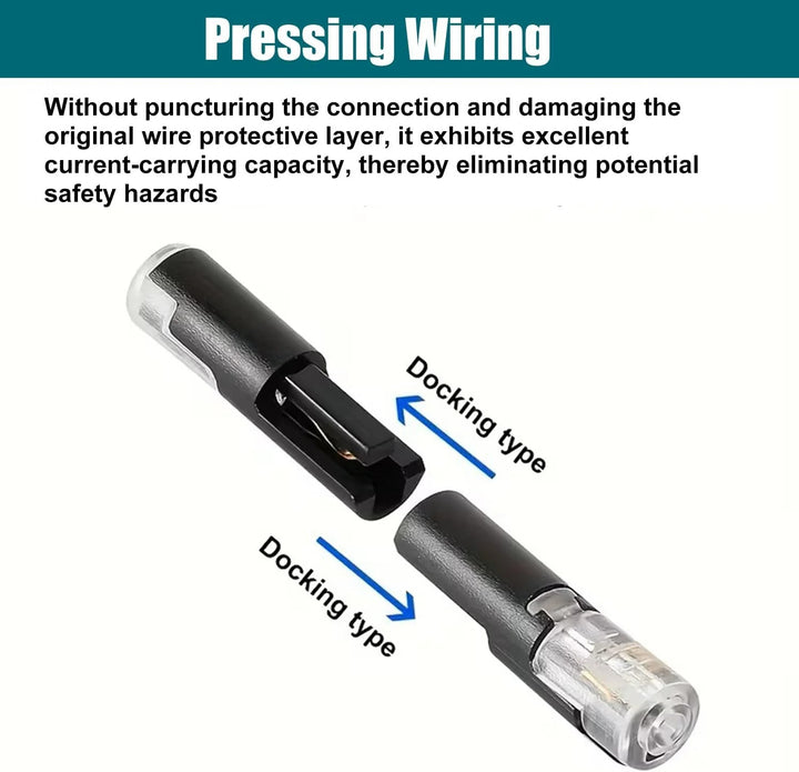 20pcs Single Wire Connector Pluggable LED Wire Plug in Connector for AWG 20-24, 1-Pin 1-Way Wire Universal Low Voltage Quick-Connect, Single-Line Interlocking Detachable LED Connectors
