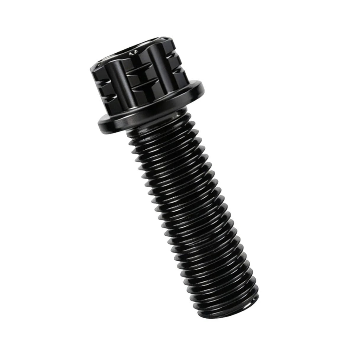4PCS Titanium Finish Bolt Flange Torx Head M6 M8 M10 x 20 25 30 35mm Stainless Steel Screw Bolt for Motorcycle Car Modifications (Black, M10x30mm Pitch 1.25mm)