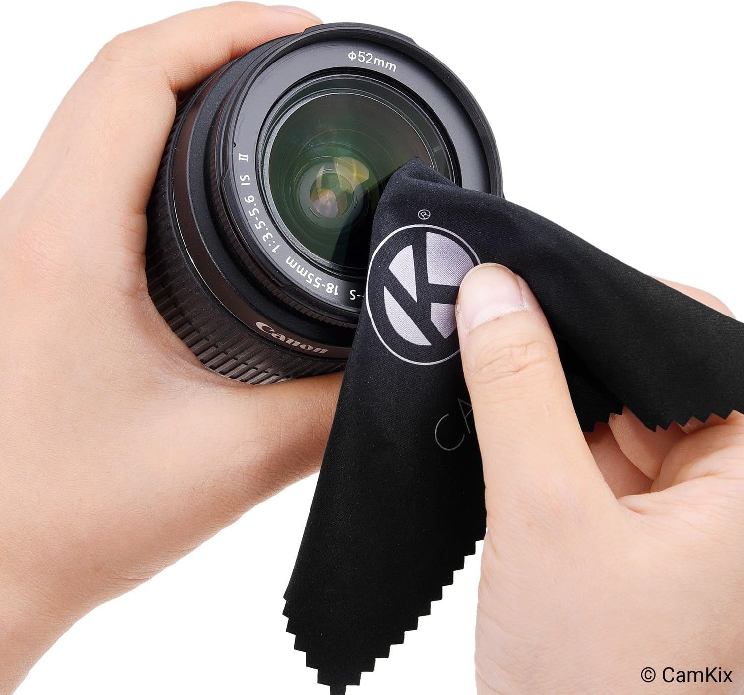 CAMKIX Camera Lens Hood 52mm - Rubber - Set of 2 - Collapsible in 3 Steps - Sun Shade/Shield - Reduces Lens Flare and Glare - Blocks Excess Sunlight for Enhanced Photography and Video Footage