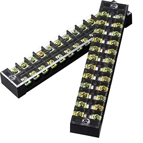 Davitu Terminals - 1PCS Terminal Block TB-2512 Terminal Block Modular Terminal Block Connector 25A12 Fixed Terminal