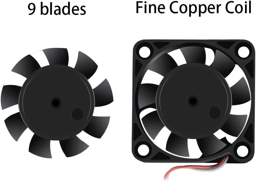 4 Pack USB Brushless Cooling Fan 40mm High Performance DC 5V Speed 4200 RPM for Small Appliances Series Replacement For Desktop
