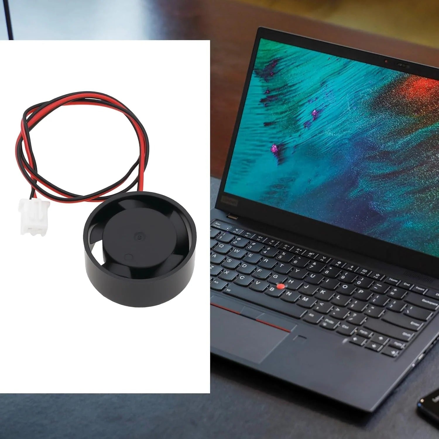 4pcs Mini 2510 Brushless Cooling Fan 9V-14.4V Round Cooling Fan DC2510 Quiet Large Air Volume Fan for Laptops Gaming Consoles(25.7x10.1mm)