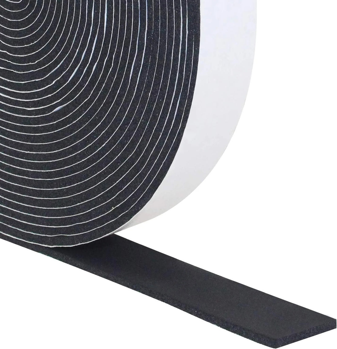 Foam Insulation Tape, 1In x 1/8In x 33Ft Weather Stripping Door Seal Strip for Doors and Windows,Sliding Door, Soundproofing Door Seal,Weatherstrip,Air Conditioning Seal Strip